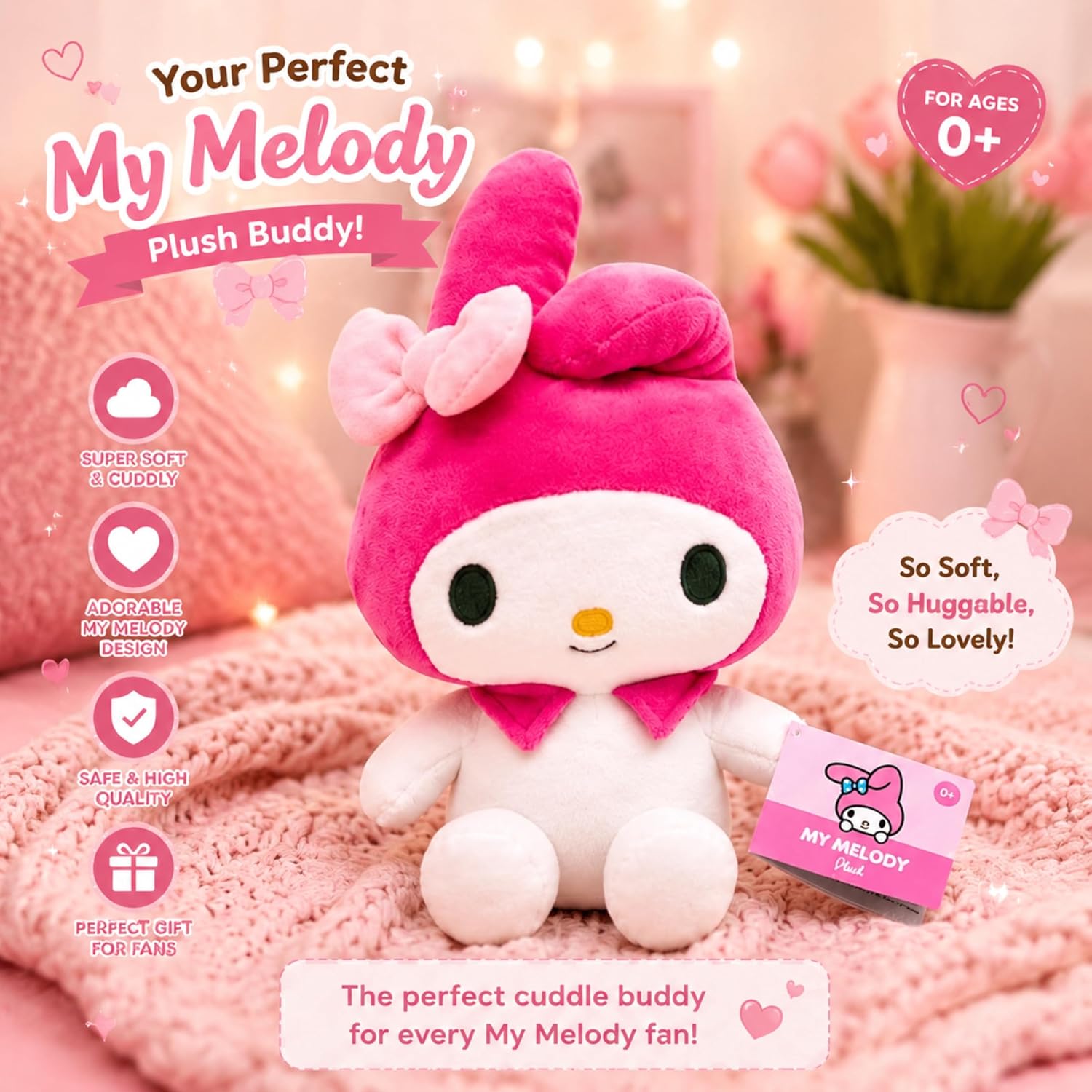 Melody Plush Soft Toy 23cm