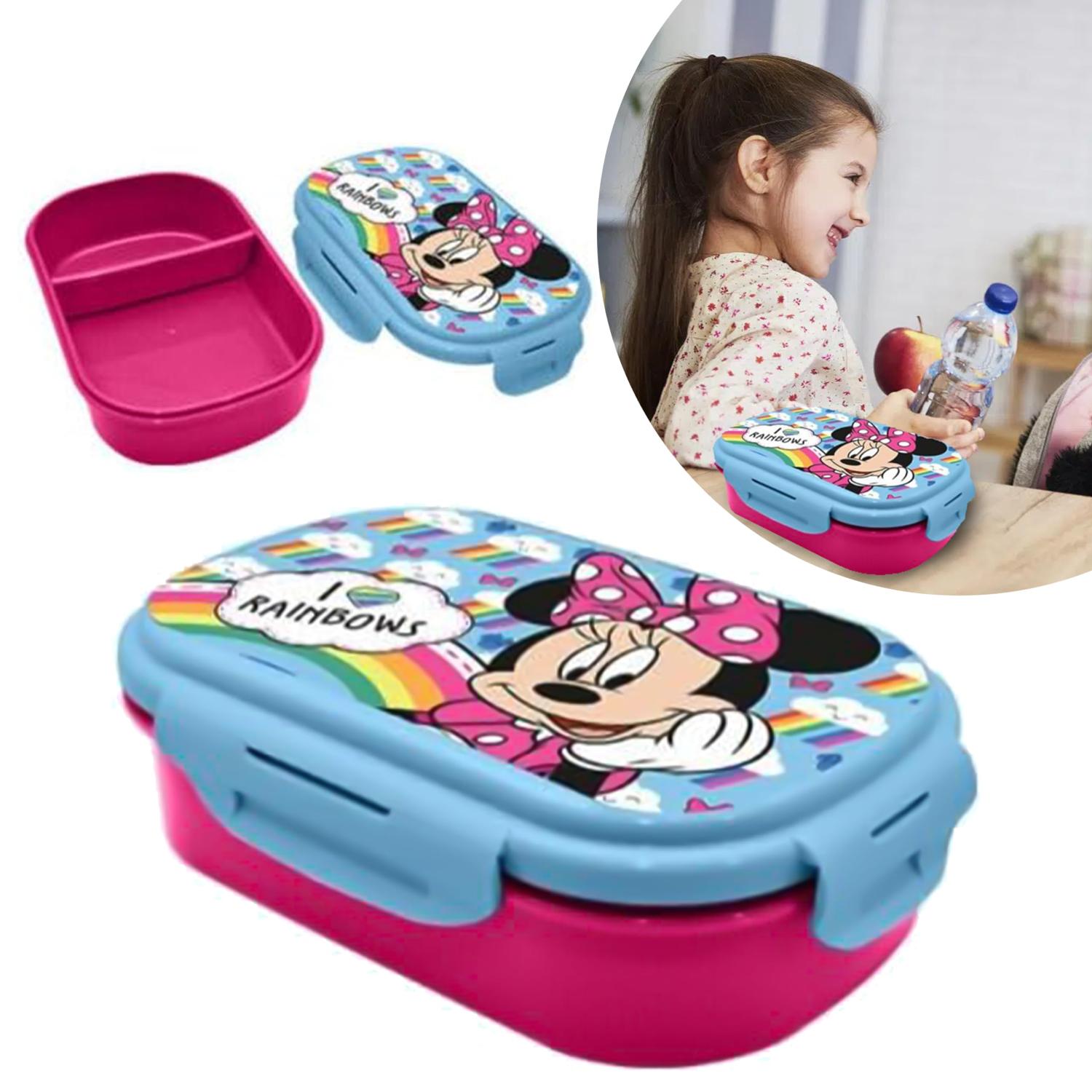 Kids BPA Free Plastic Lunch Box with Cutlery - Assorted