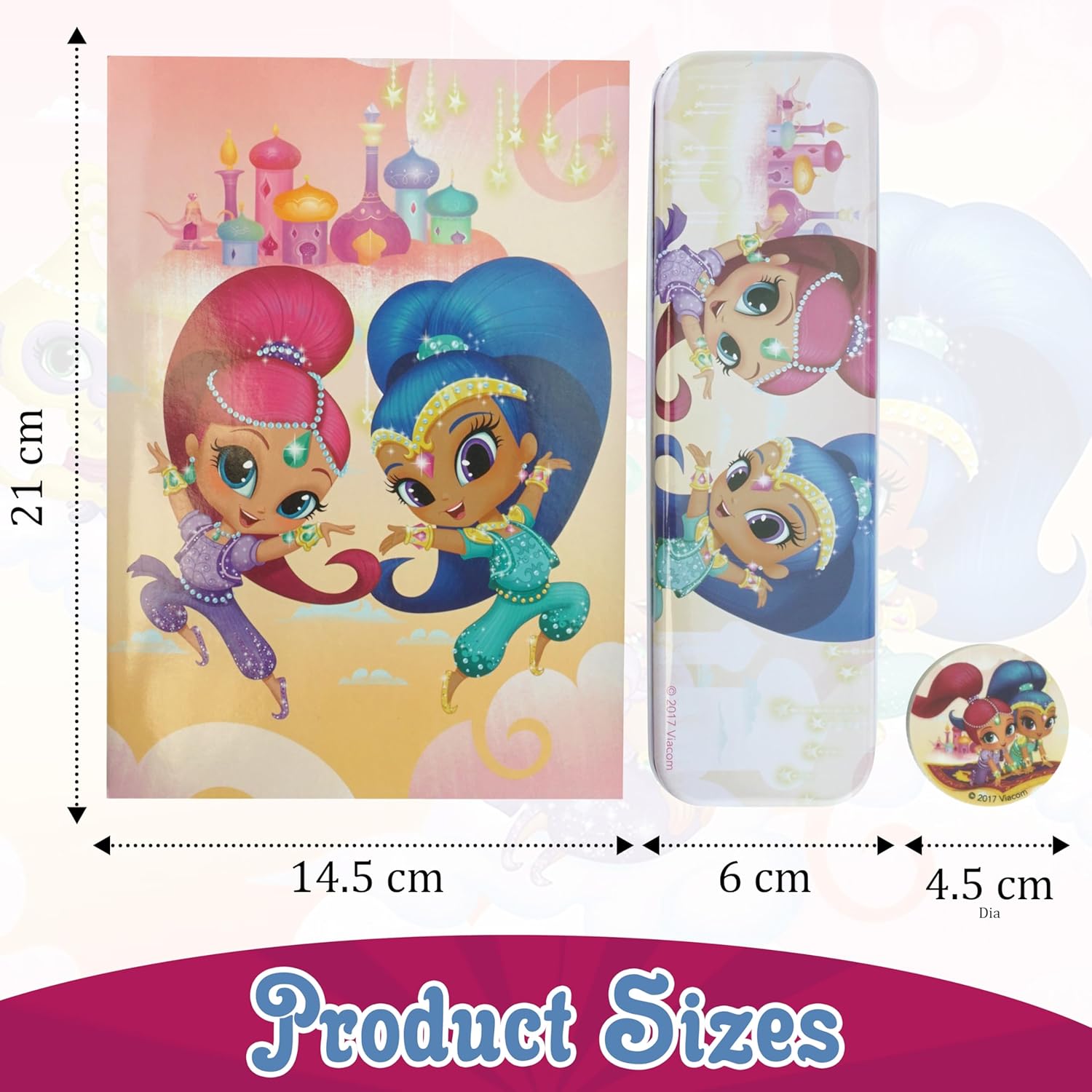 5Pcs School Stationery Set Pencil Case