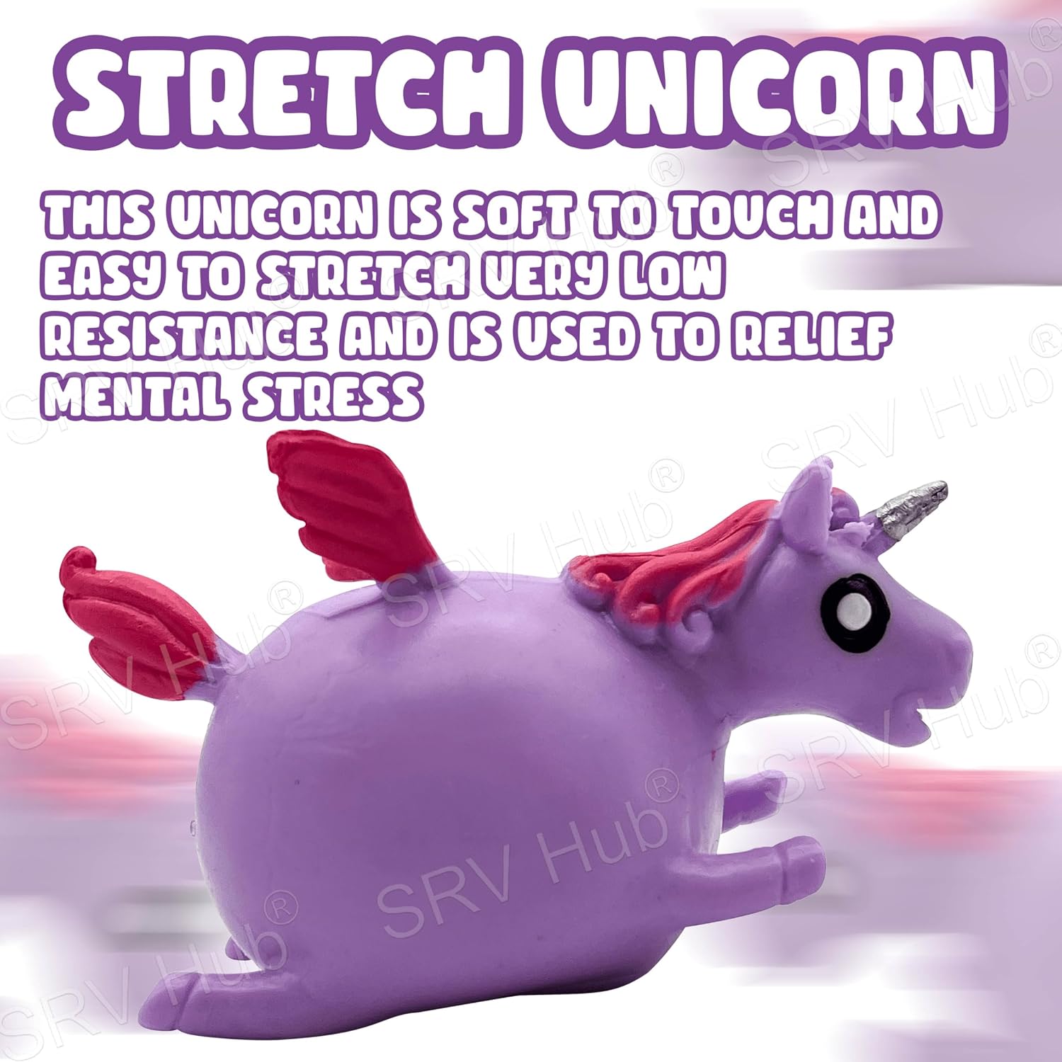 Kids Unicorn Splat Ball-Purple/Pink