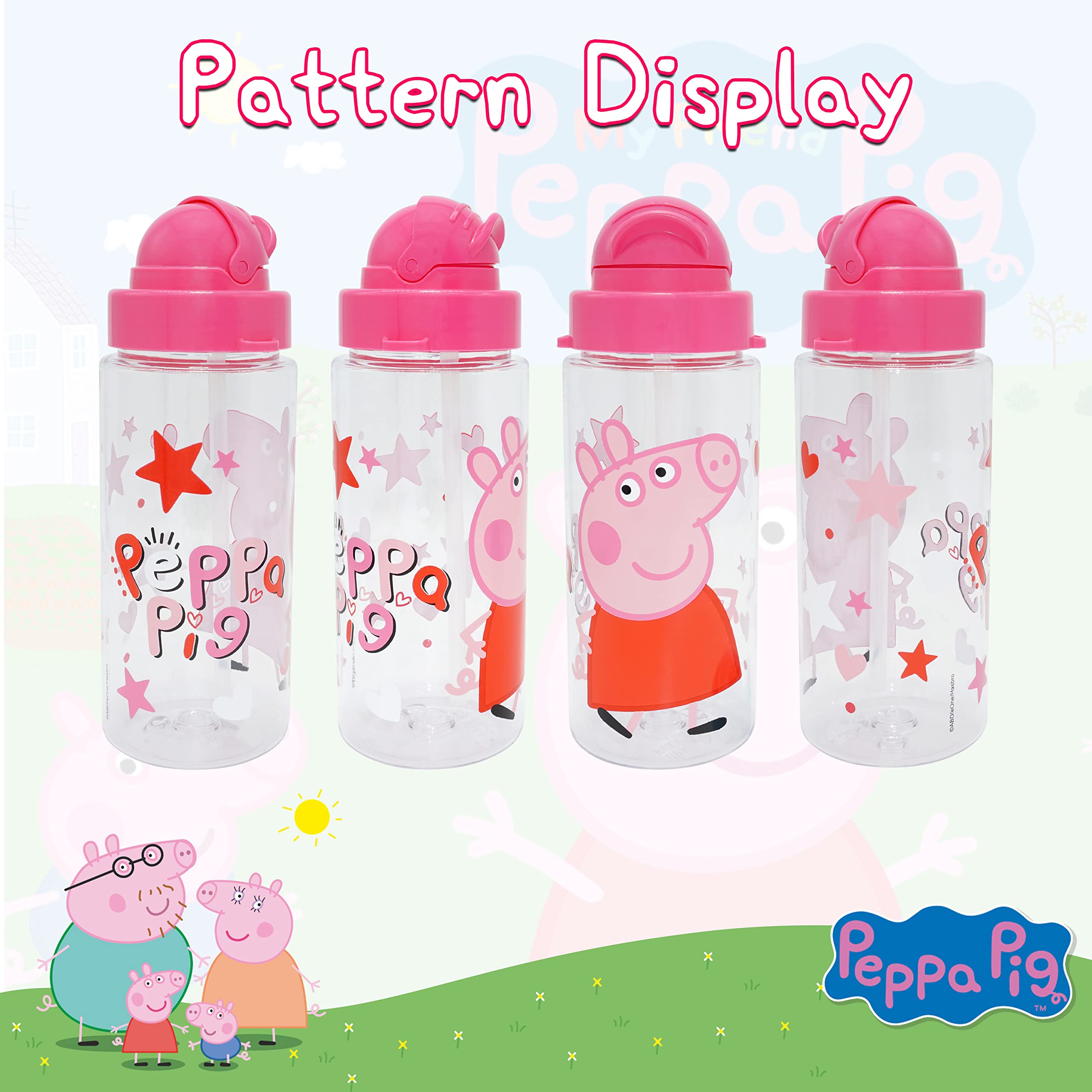 500ml Tritan Water Bottle with Strap for Children