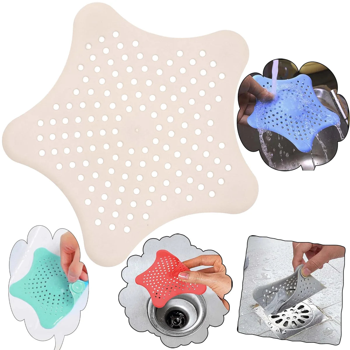 Silicone Star Shape Drainer