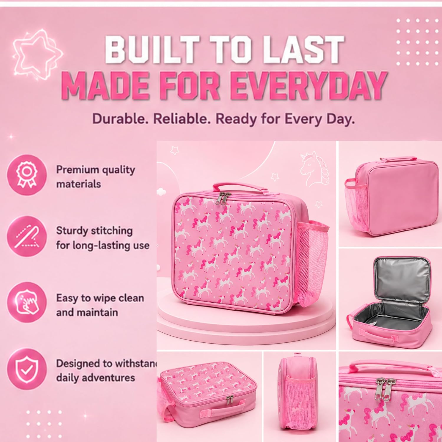 Kids Insulated Lunch Bags