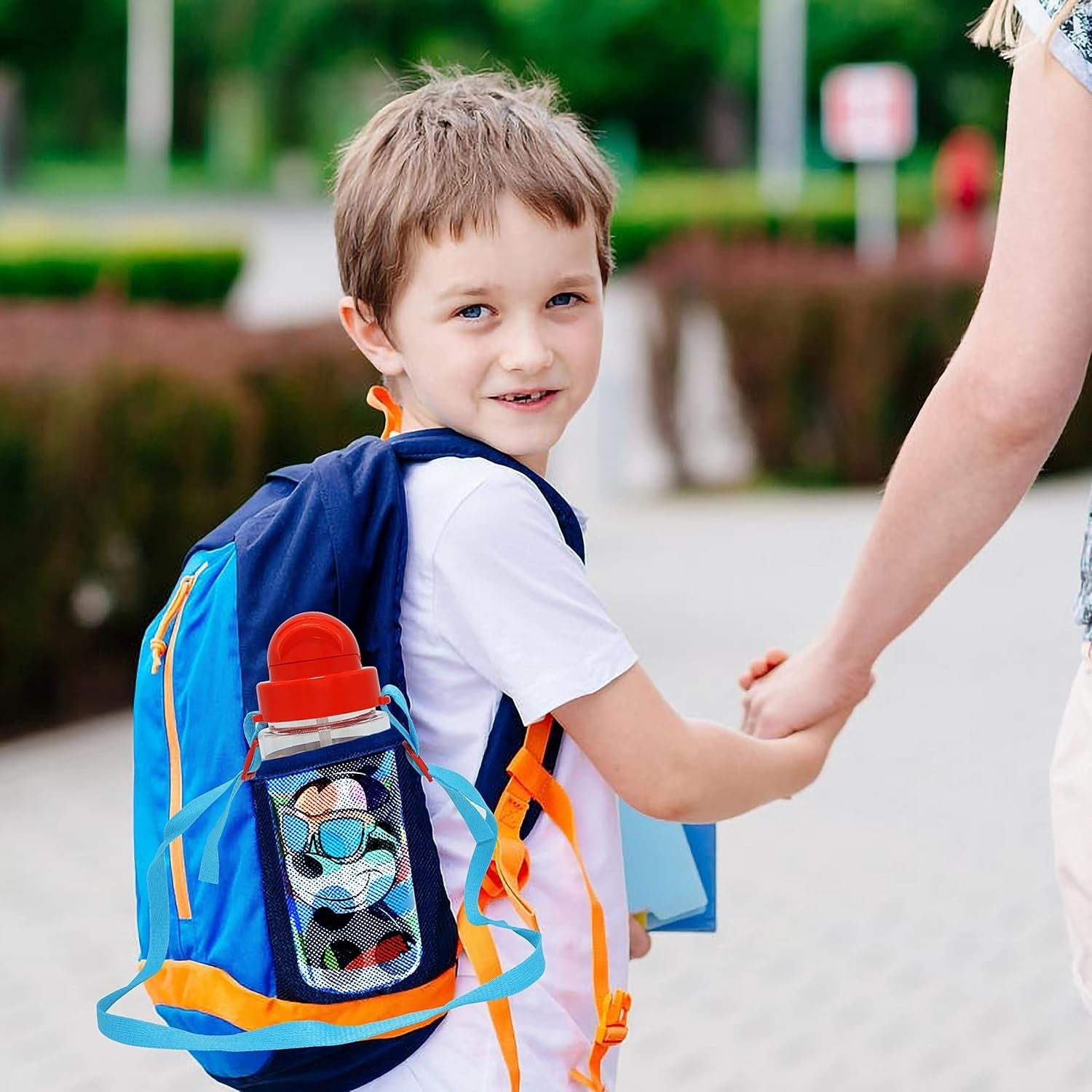 500ml Tritan Water Bottle with Strap for Children