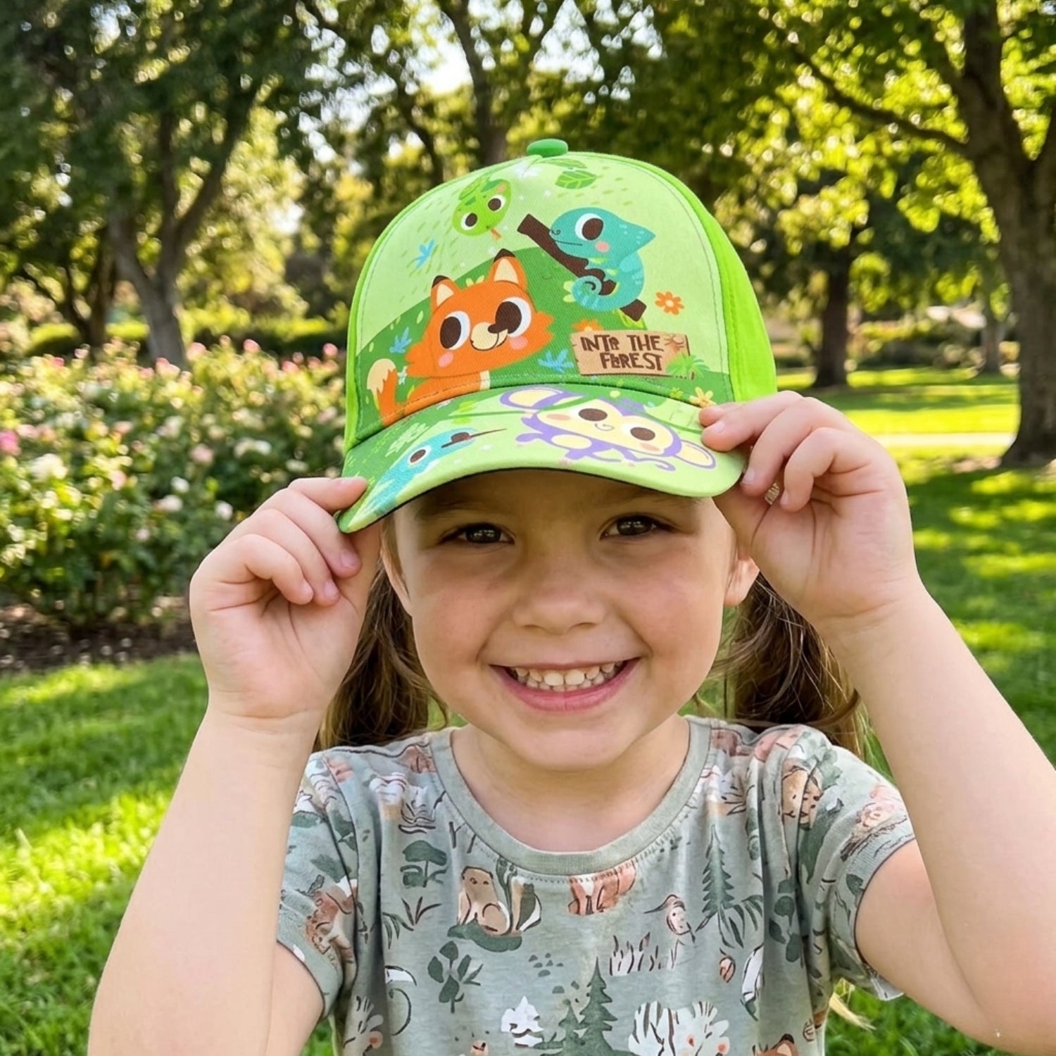 Into the Forest Cotton Baseball Cap 3-7 Years - Assorted Colours