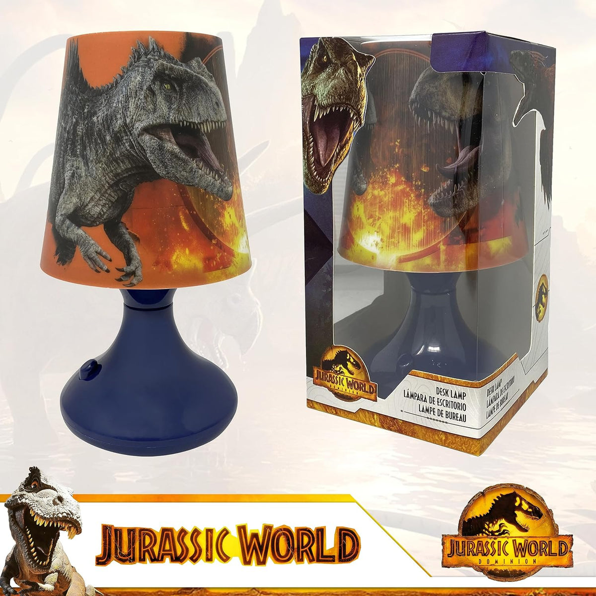 Jurassic World Table Lamp 18cm