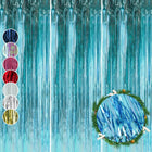 3Pk Christmas Foil Lametta 1.2M - Ice Blue