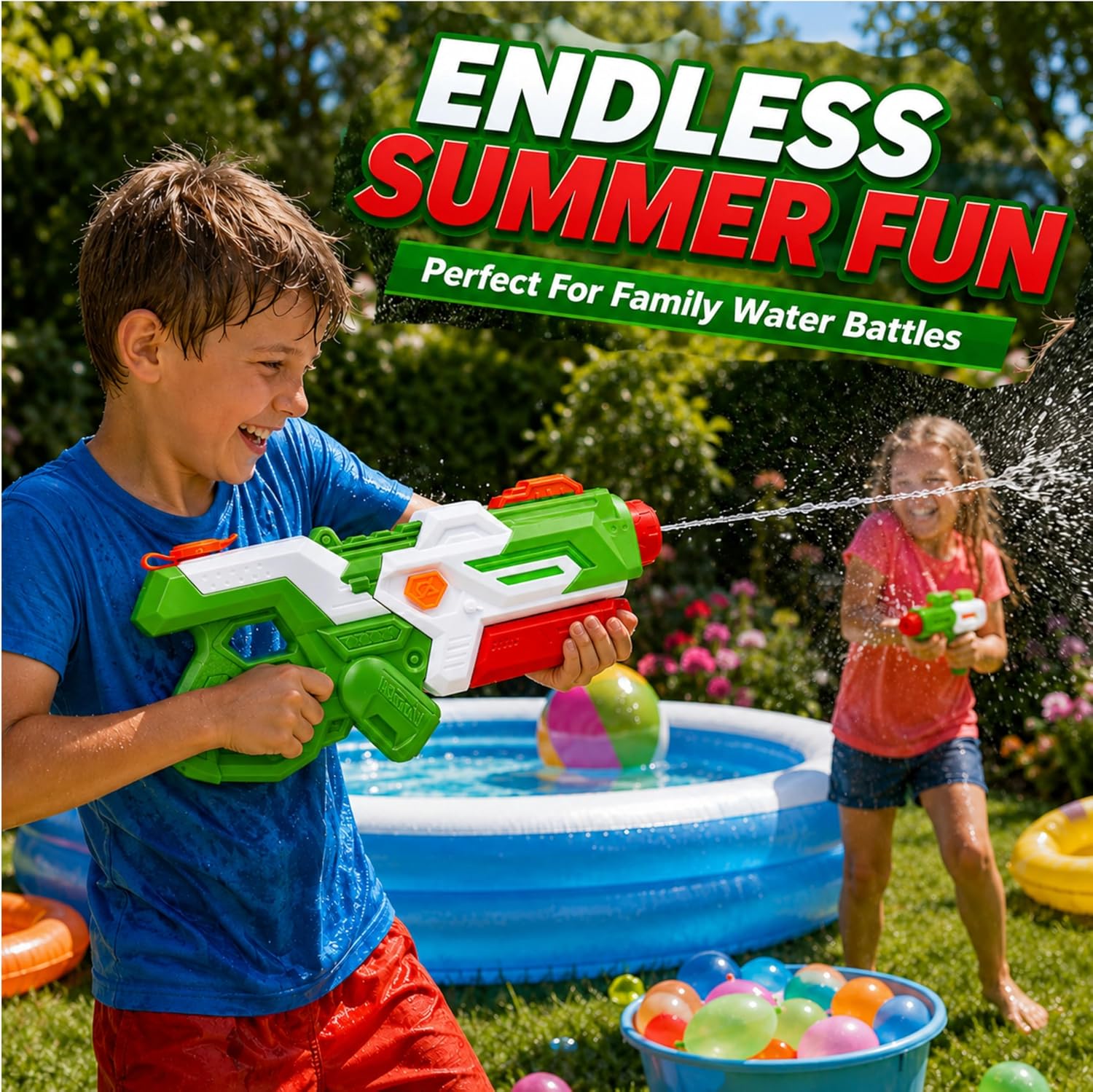48cm Giant Jumbo Water Gun 1100ml