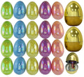 Golden Jumbo Easter Eggs 2 Pack with 20 Fillable Eggs