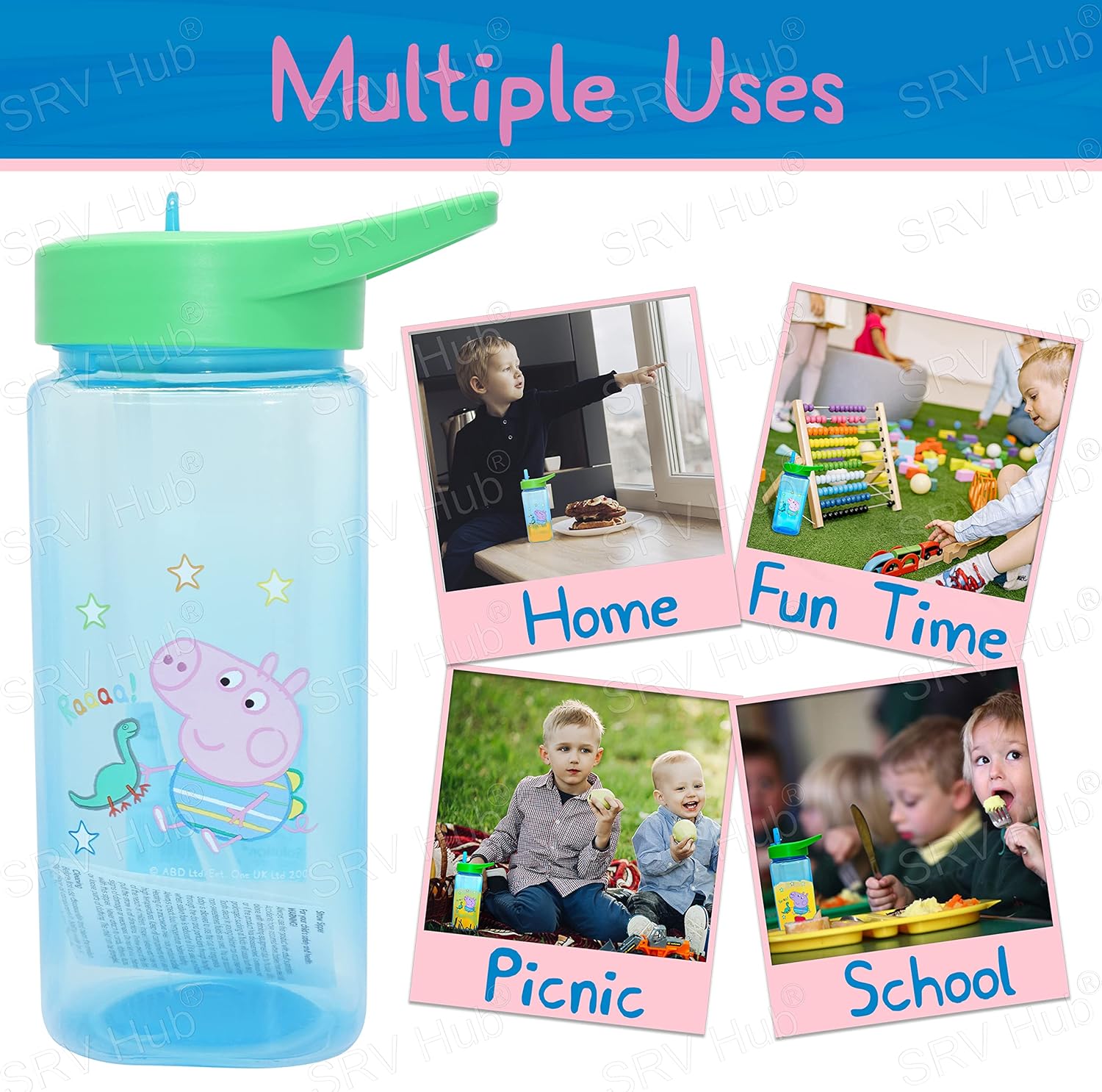 George Pig Drinking Bottle for Kids 420ml