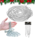 Silver 2.7m Luxury Bead Chain Garland