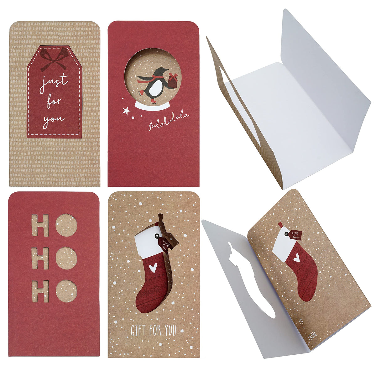 4Pcs Craft Christmas Money Wallet 16cm