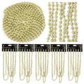 5x Luxury Bead Chain Garlands 2.7m - Gold