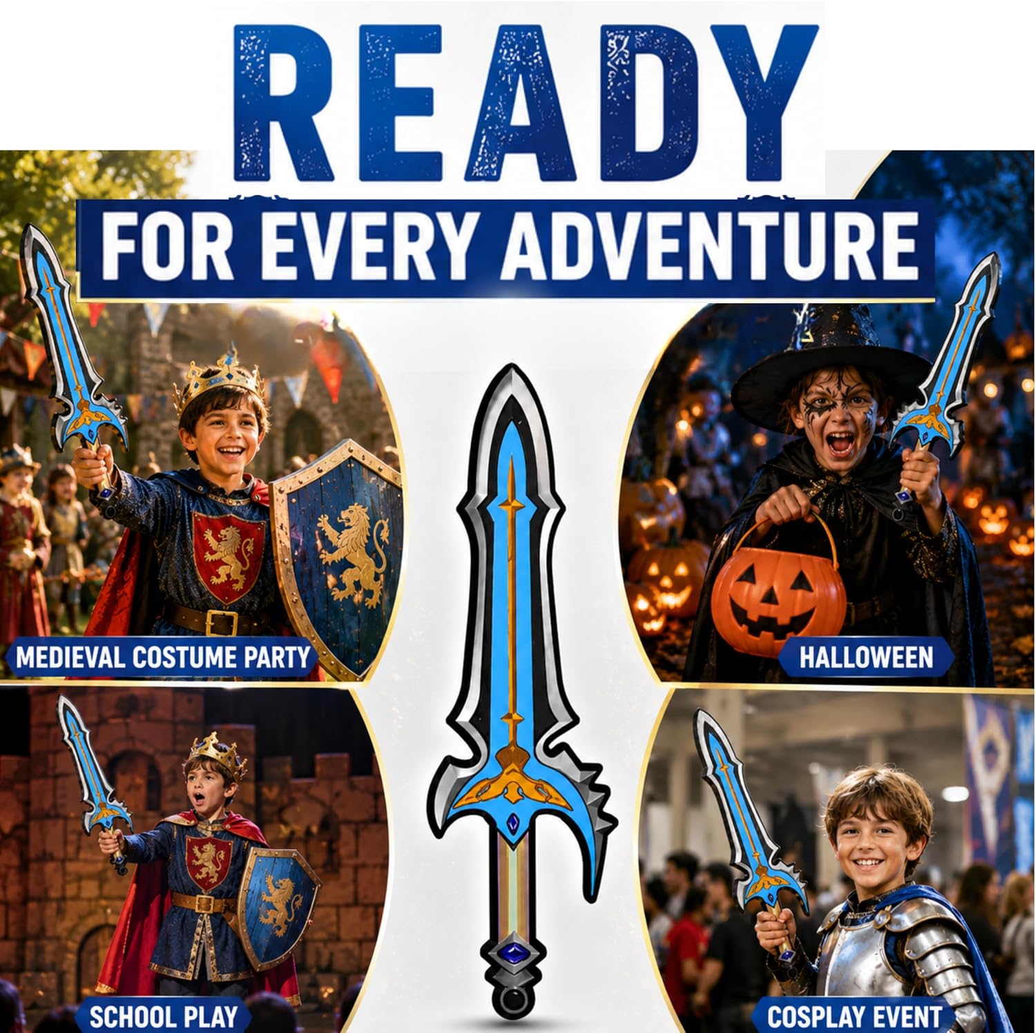 Fancy Dress Accessory Foam Sword