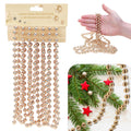 5x Luxury Bead Chain Garlands 2.7m - Rose Gold