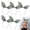 5x Sparkle Bat Ear Headbands - 11cm