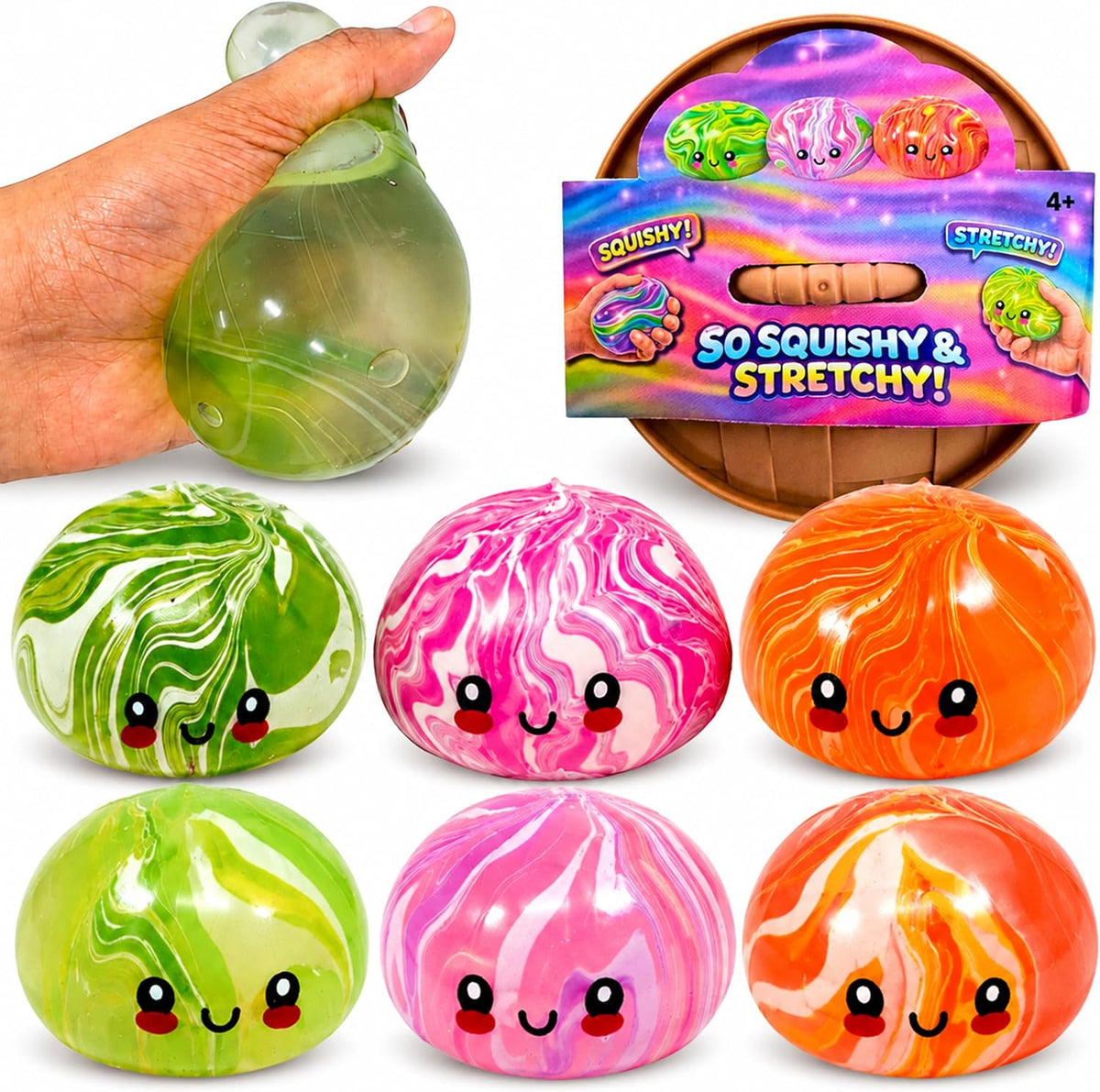 Marble Dumpling Squishy Toy 8.5cm