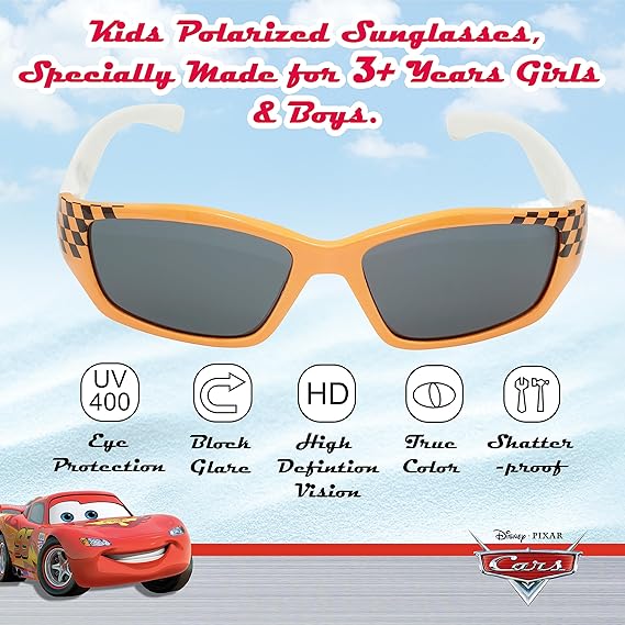 Cars UV400 Sunglasses Kids 3-8 Years