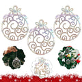 Pack of 3 Iridescent Hanging Ornaments - Bauble