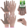 Stretchable Gardening Gloves Dotted Grip 2 Pairs
