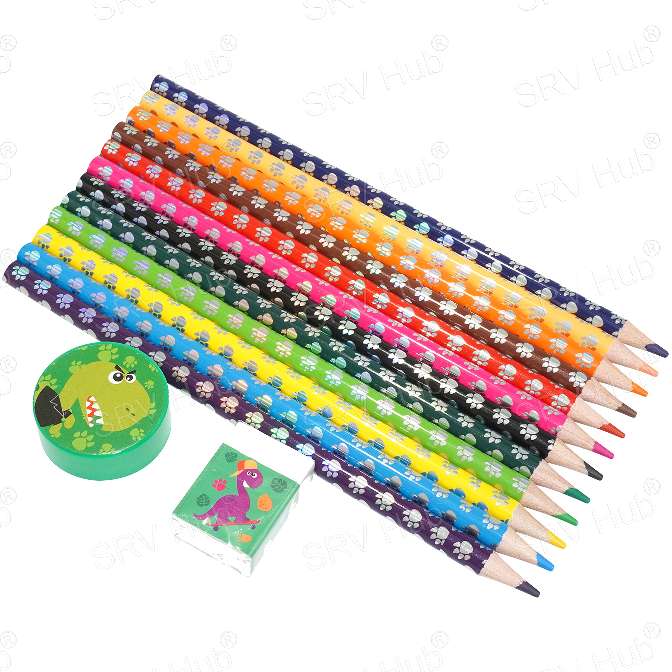 14Pcs Colouring Pencil Set - Assorted