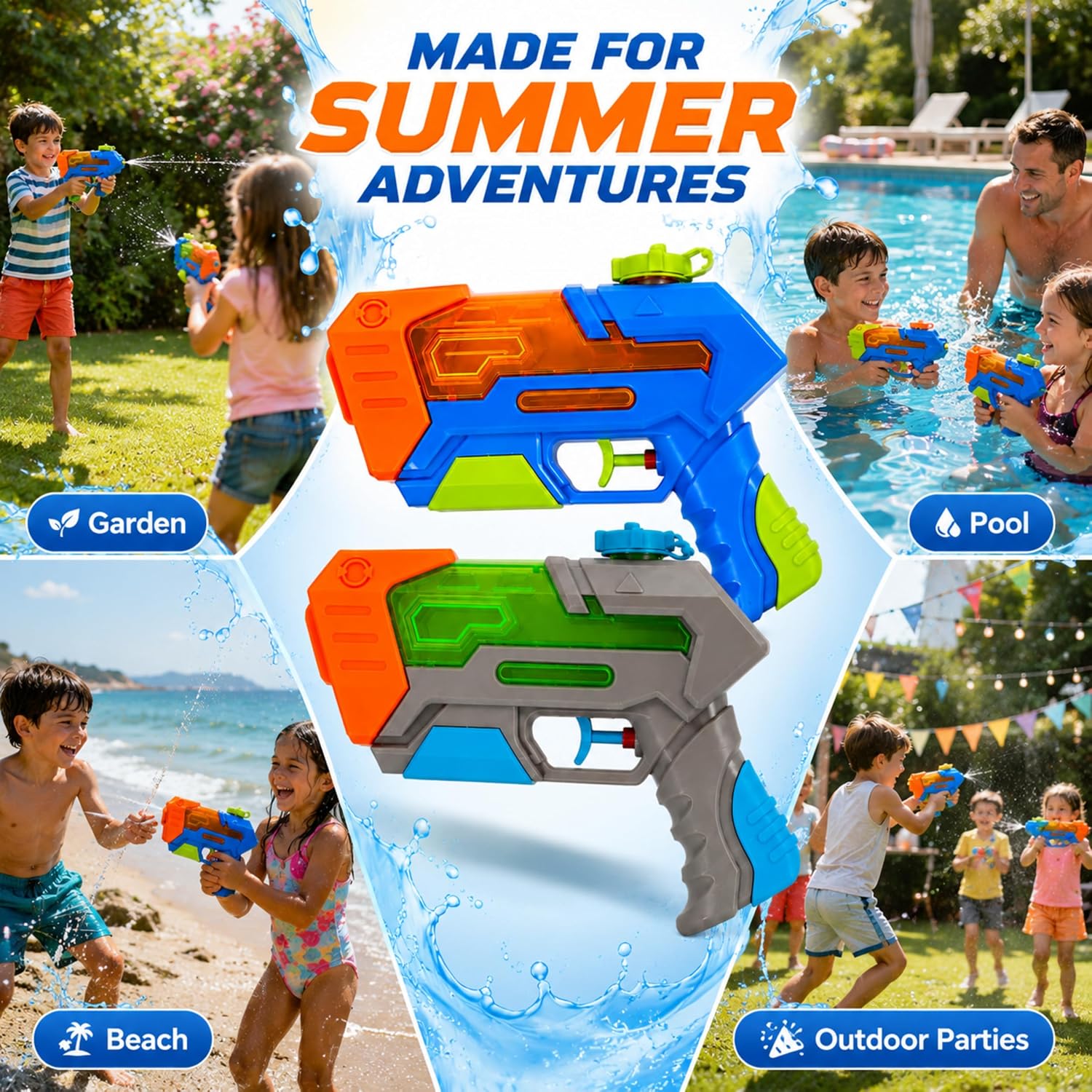 Water Gun 20cm with 250ml Tank