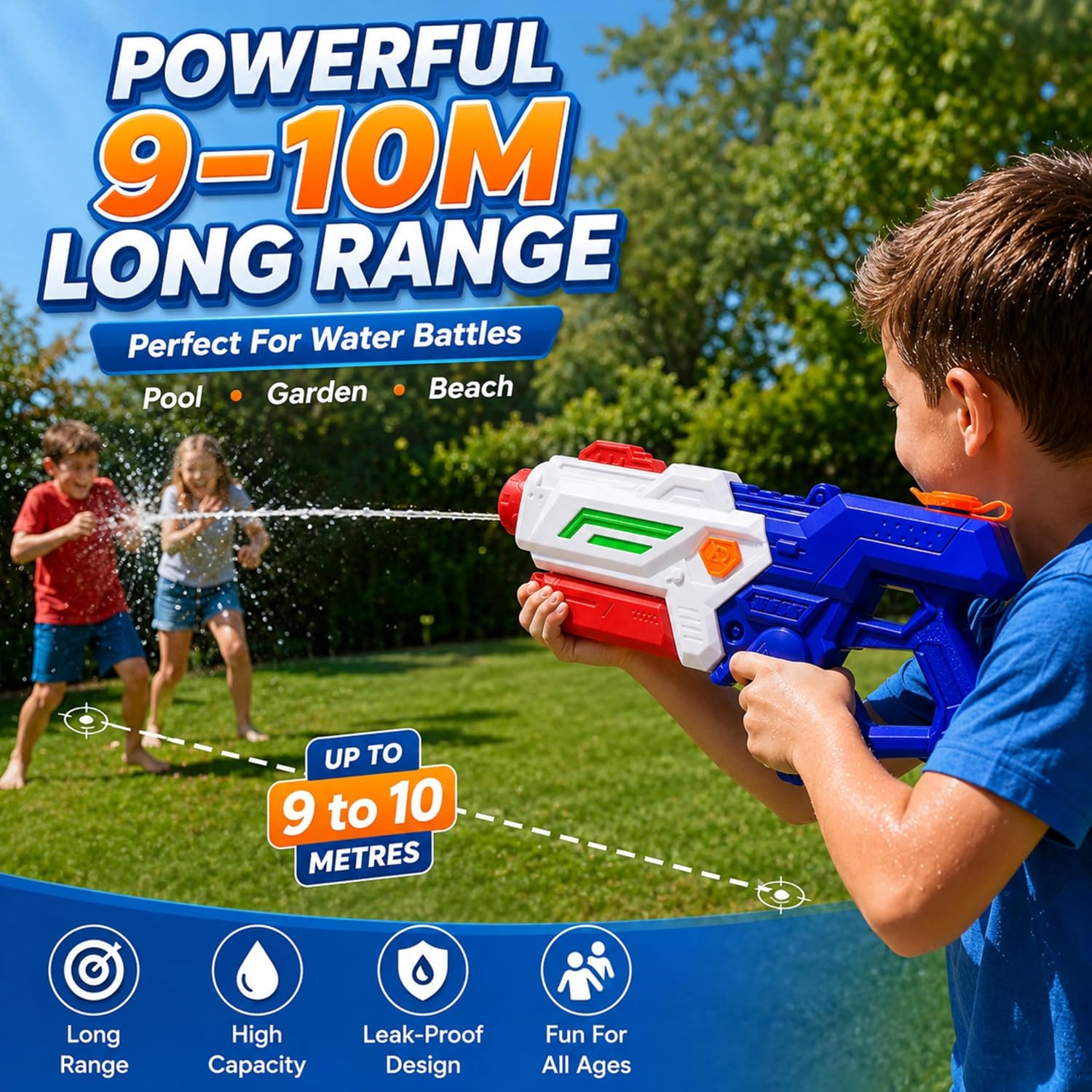 48cm Giant Jumbo Water Gun 1100ml