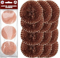 12x Copper Scourers - 9cm