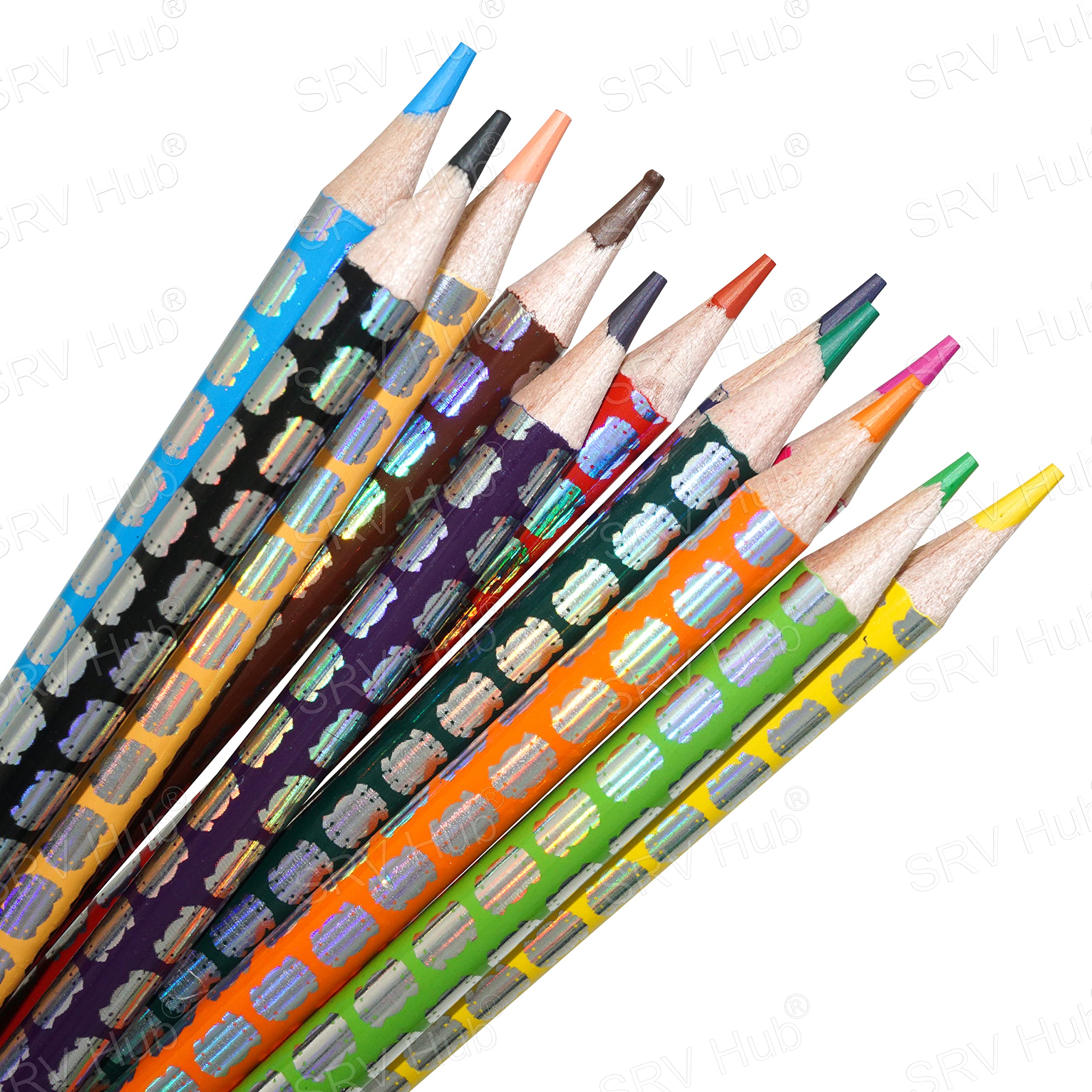 14Pcs Colouring Pencil Set - Assorted
