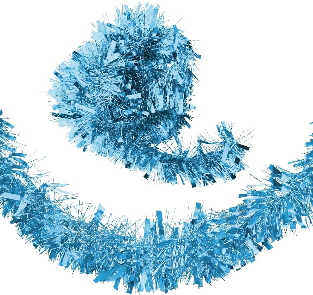 Chunky Tinsel Garland 2m - Christmas Tree Decoration
