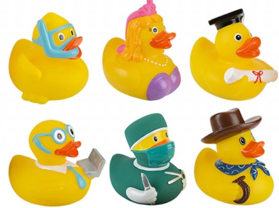8cm Random Cartoon Rubber Duck