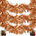 3Pk Christmas Tinsel Garland 2M - Copper