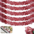 Pack Of 5 Xmas 2M Chunky Tinsel Garland - Chunky Blush Pink