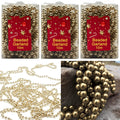 3x Pack 10M Rose Gold Bead Chains Garlands