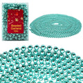 LUXURY CHRISTMAS PEARL BEAD 10M GARLAND - ICE BLUE(Turquoise)