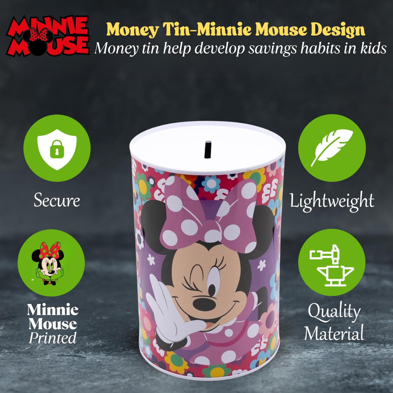 Assorted Character Metallic Money Box for Kids – Coin Savings Bank