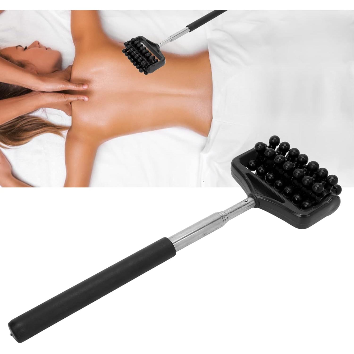 Telescopic Back Massager Stick Muscle Roller & Scratcher