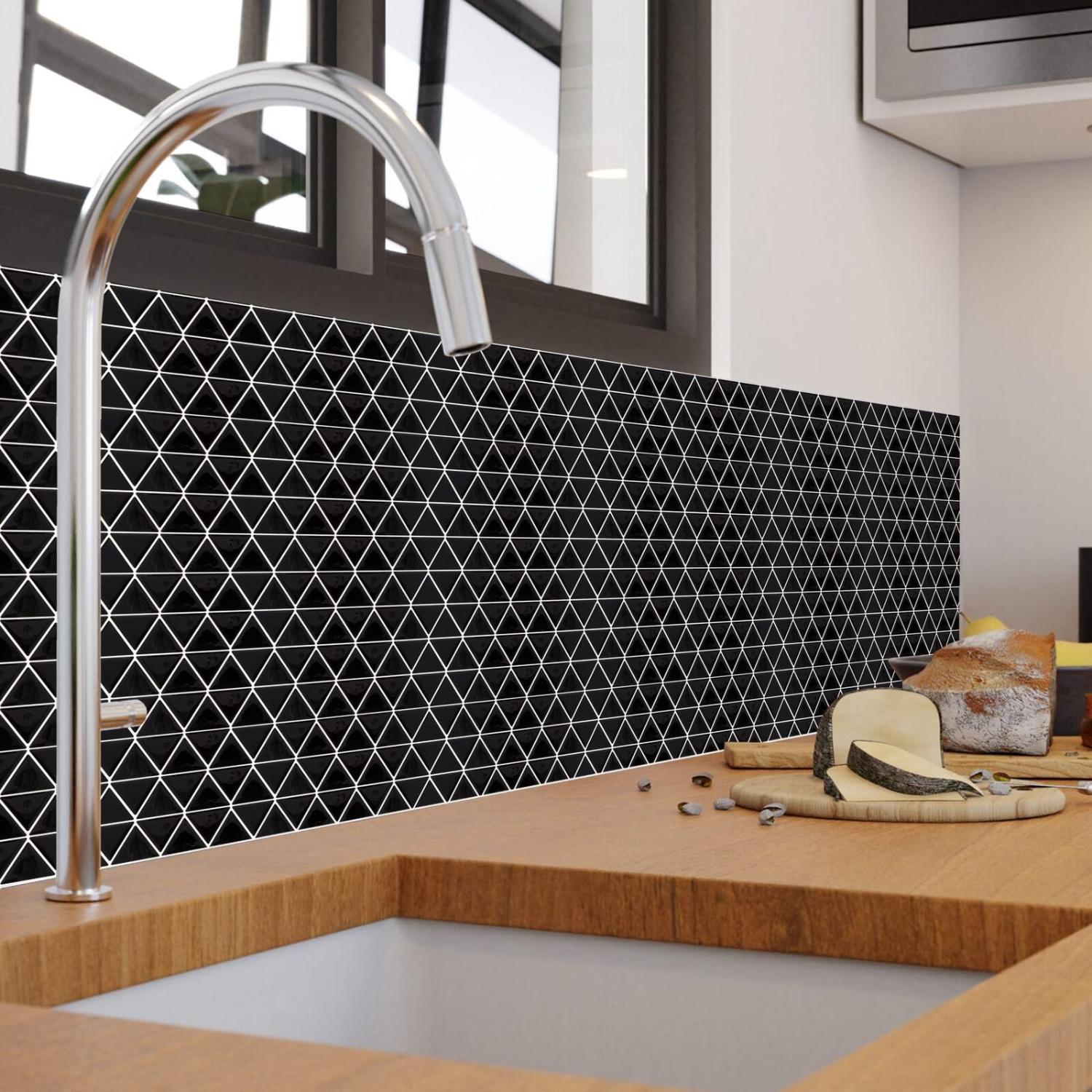 Self-Adhesive Mosaic Wall Tiles Waterproof Peel & Stick Panels