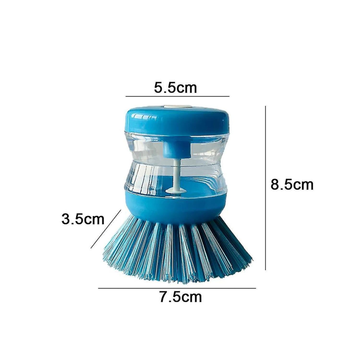 Soap Dispensing Washing Up Brush Kitchen Cleaning Scrubber