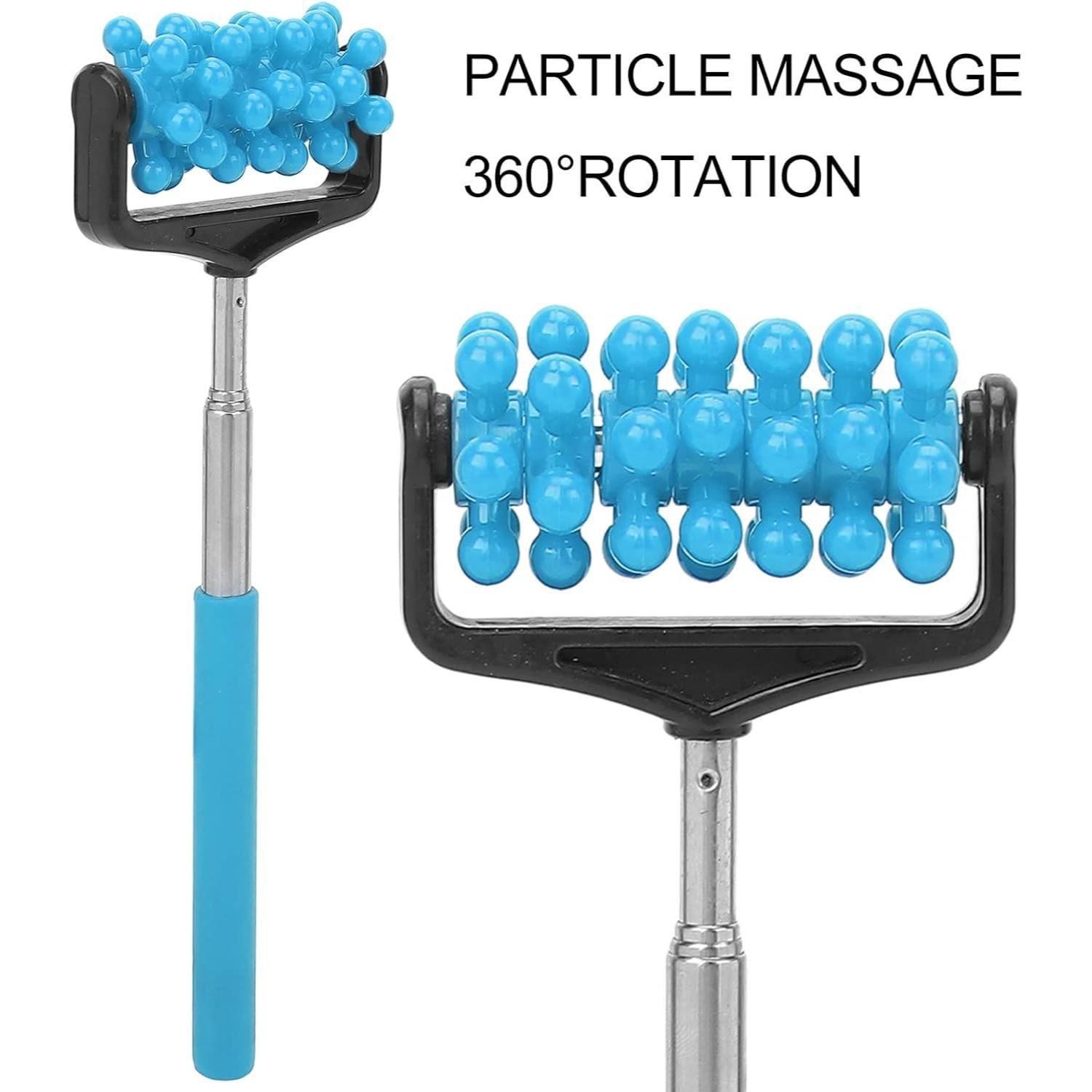 Telescopic Back Massager Stick Muscle Roller & Scratcher