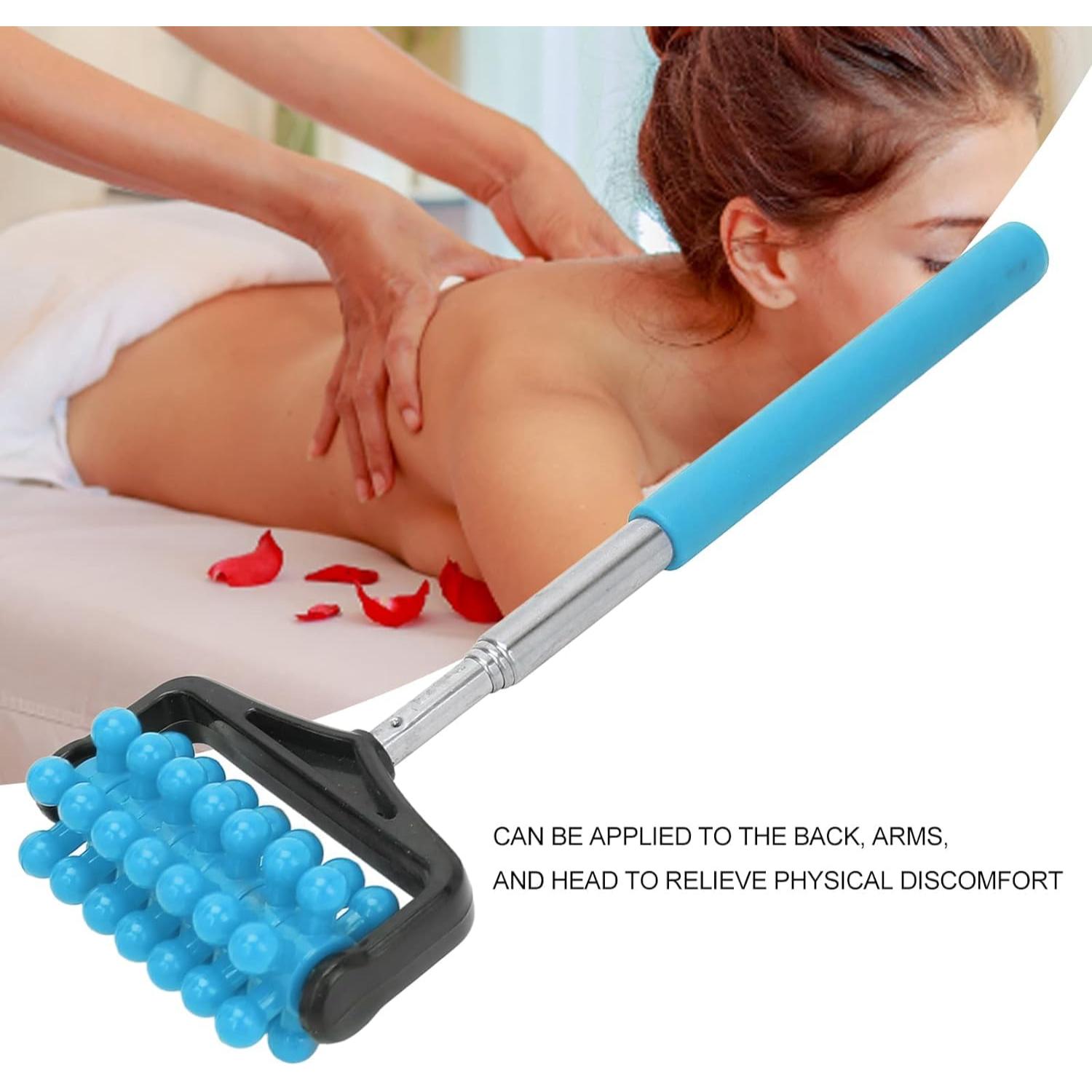Telescopic Back Massager Stick Muscle Roller & Scratcher