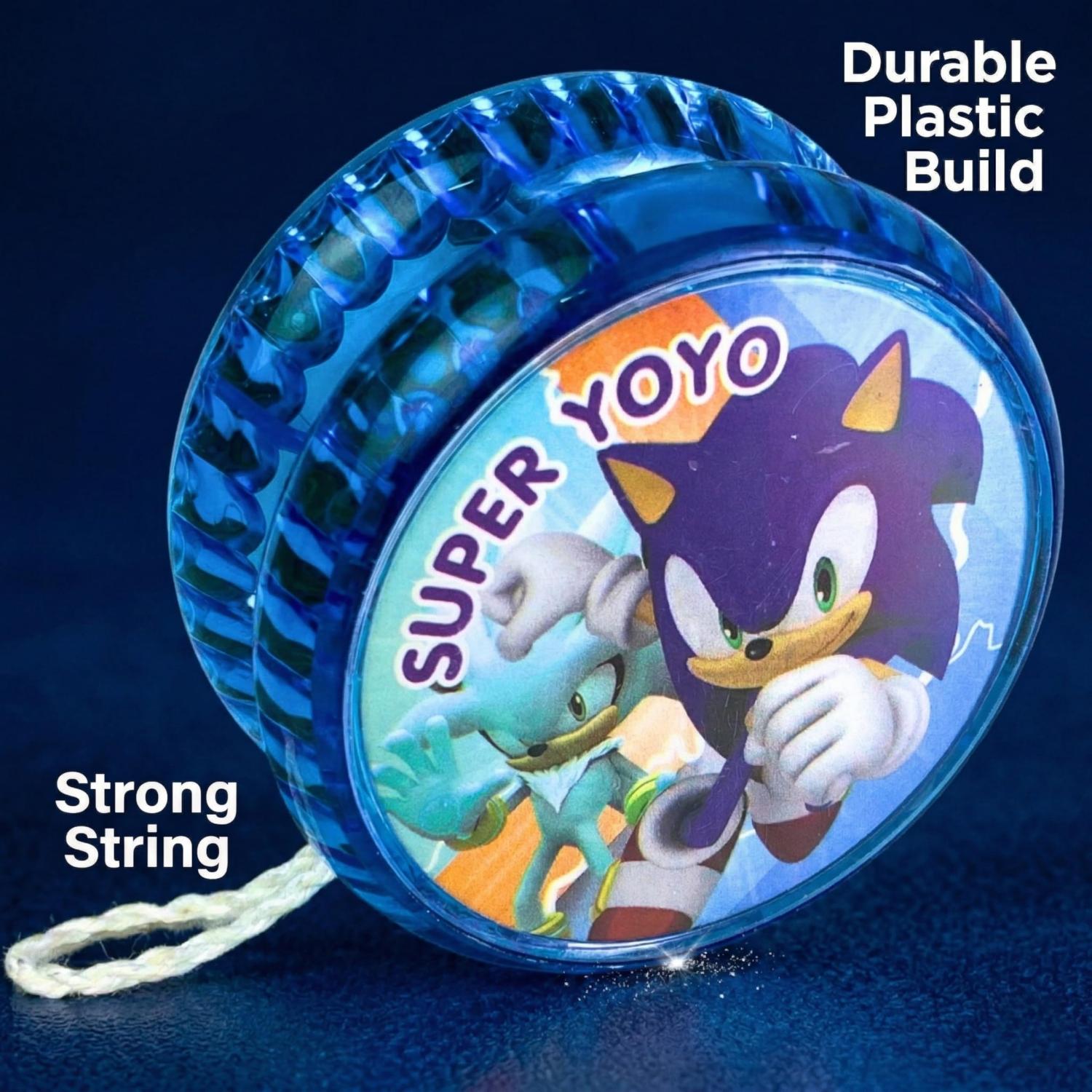 5.5cm Sonic the Hedgehog LED Light-Up YoYo Toys for Kids