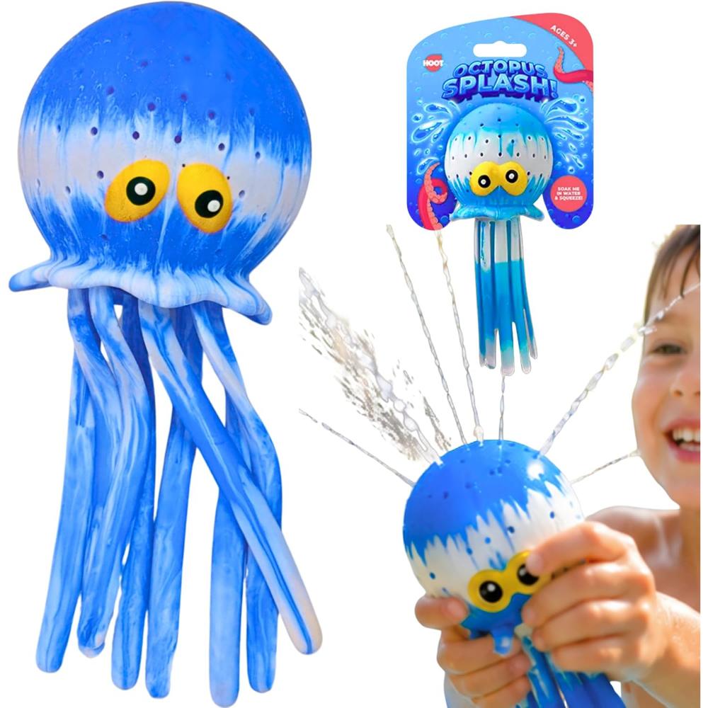 16cm Water Splash Octopus Water Absorption Bath Toy