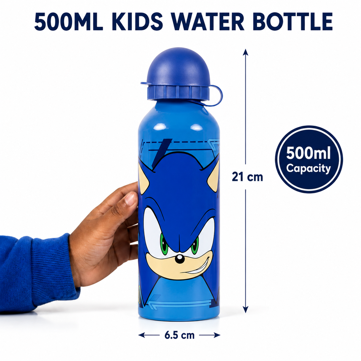 Sonic Aluminium Water Bottle 500ml