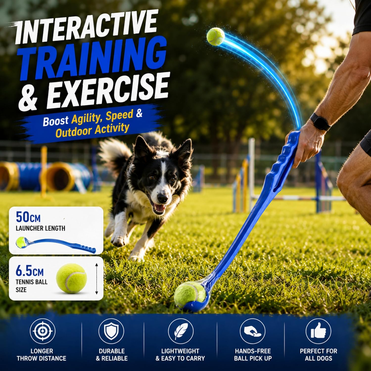 50cm Dog Ball Launcher Thrower Ball