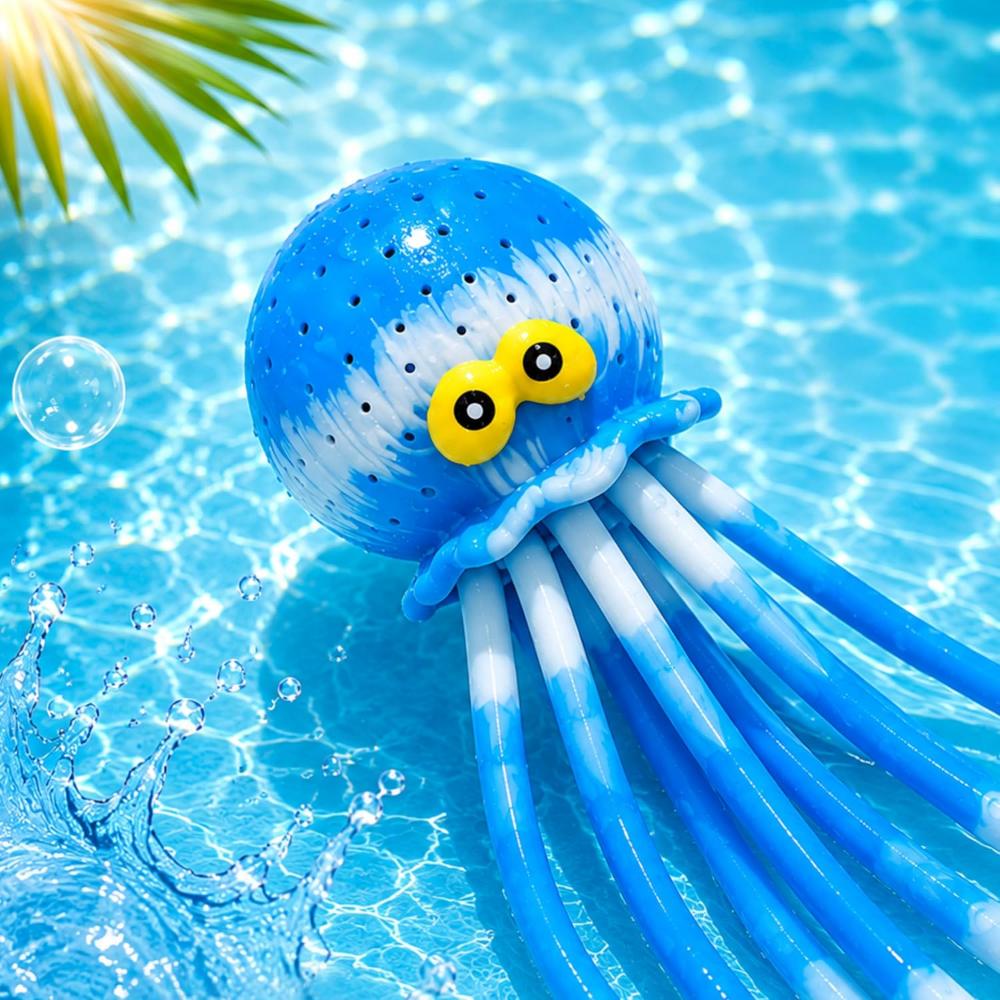 16cm Water Splash Octopus Water Absorption Bath Toy