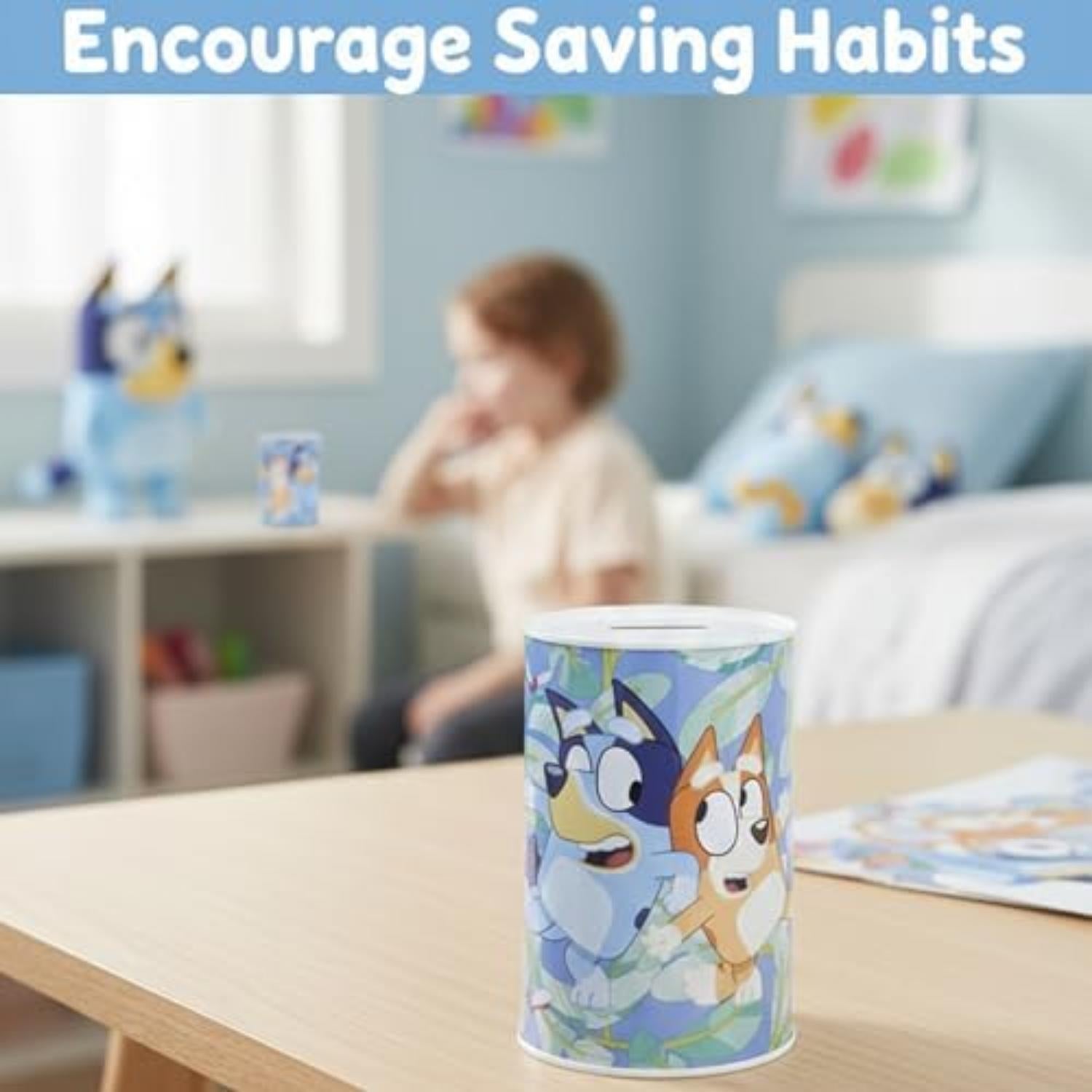 Assorted Character Metallic Money Box for Kids – Coin Savings Bank