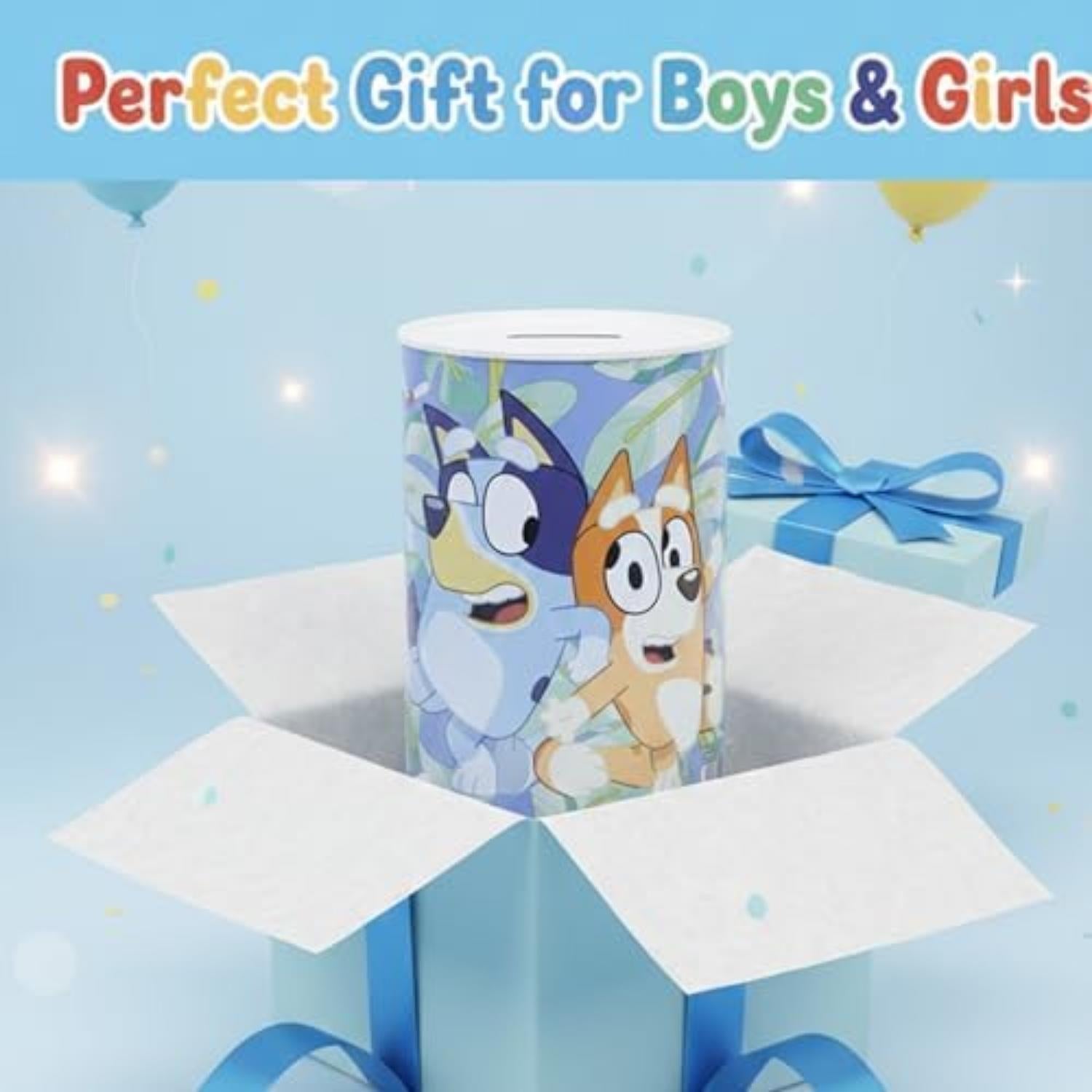 Assorted Character Metallic Money Box for Kids – Coin Savings Bank