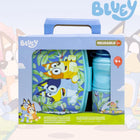 Kids Plastic Lunchbox with Aluminium Water Bottle Set