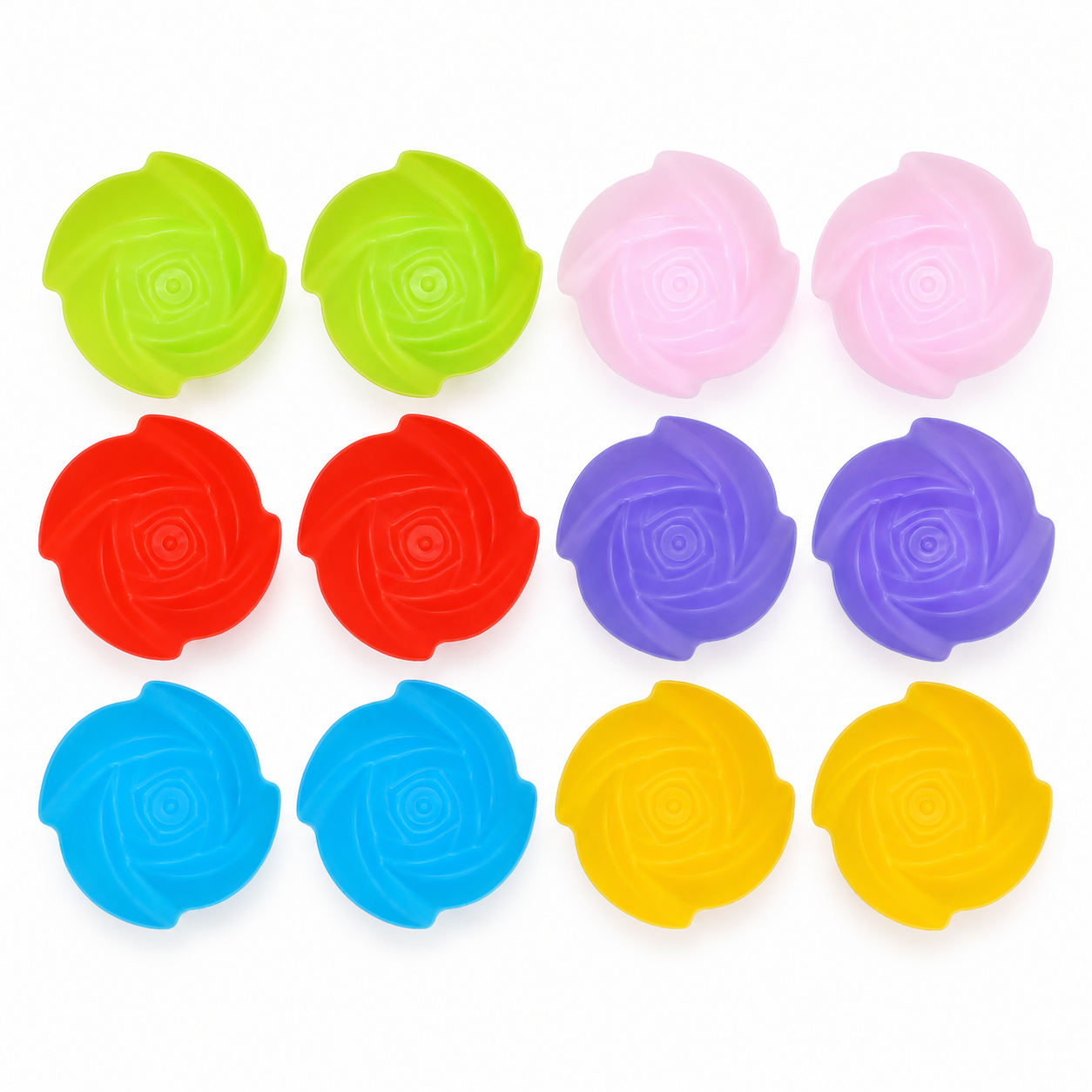 12x Reusable Silicone Muffin Moulds